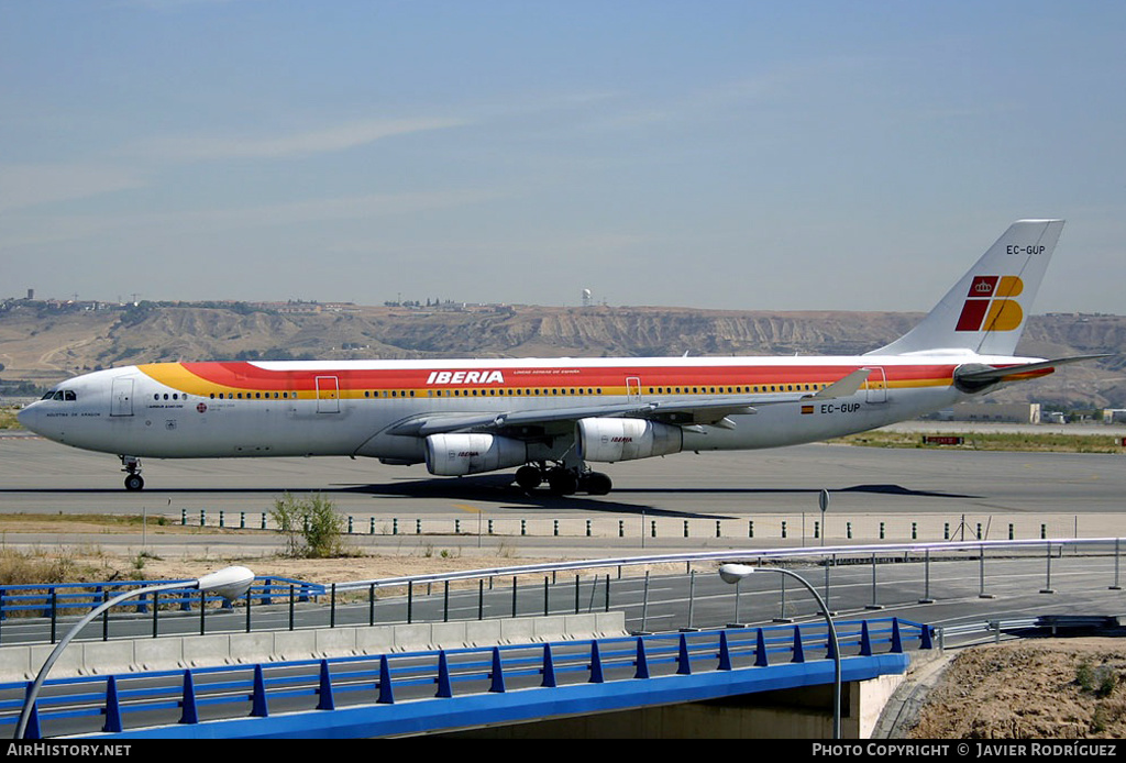 Aircraft Photo of EC-GUP | Airbus A340-313X | Iberia | AirHistory.net #547862