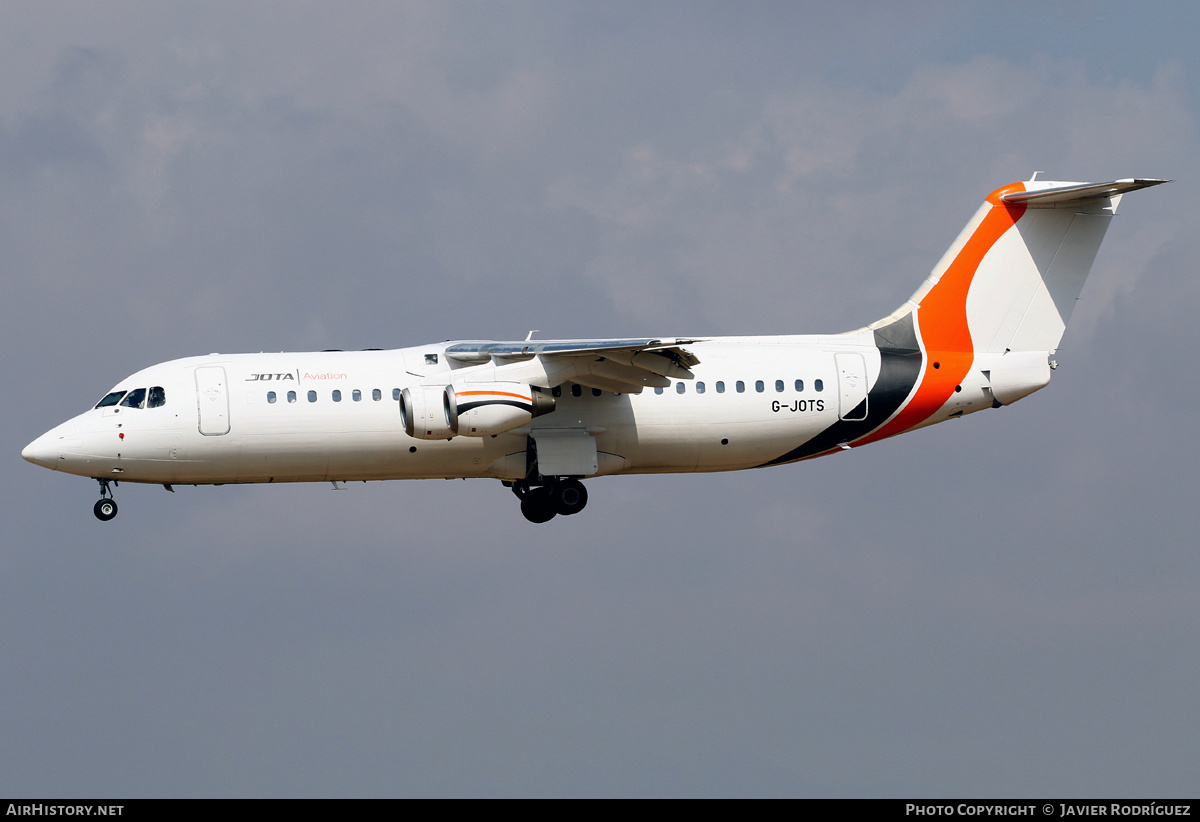 Aircraft Photo of G-JOTS | BAE Systems Avro 146-RJ100 | Jota Aviation | AirHistory.net #547863