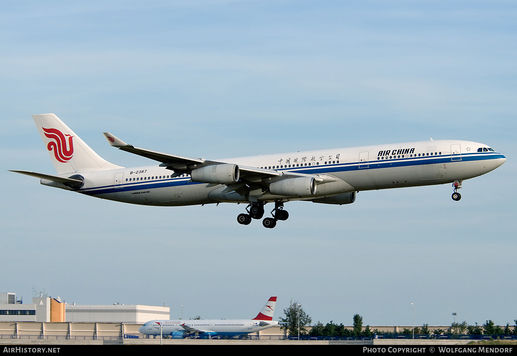 Aircraft Photo of B-2387 | Airbus A340-313X | Air China | AirHistory.net #547868