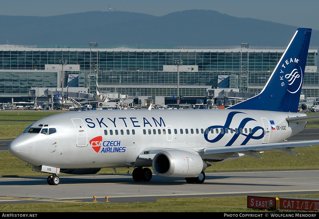 Aircraft Photo of OK-XGE | Boeing 737-55S | ČSA - Czech Airlines | AirHistory.net #547876