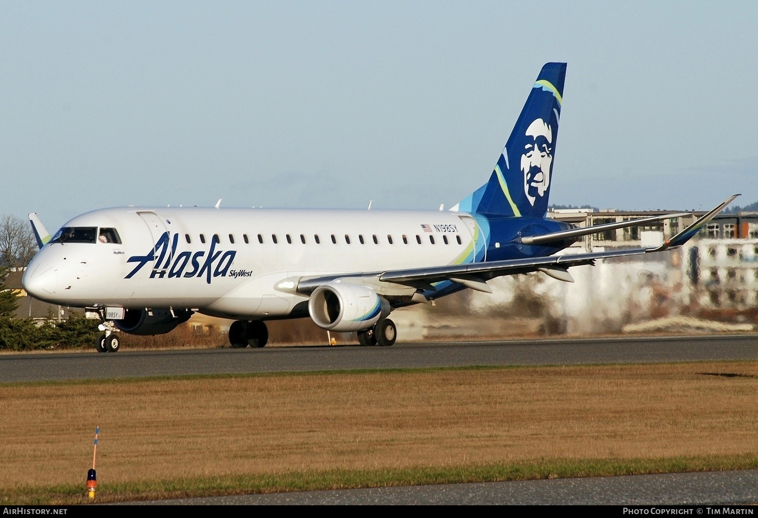 Aircraft Photo of N198SY | Embraer 175LR (ERJ-170-200LR) | Alaska Airlines | AirHistory.net #547881