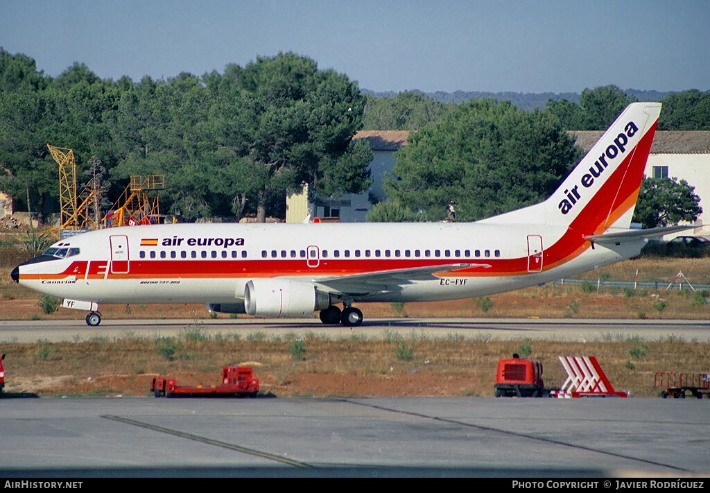 Aircraft Photo of EC-FYF | Boeing 737-3Q8 | Air Europa | AirHistory.net #547888