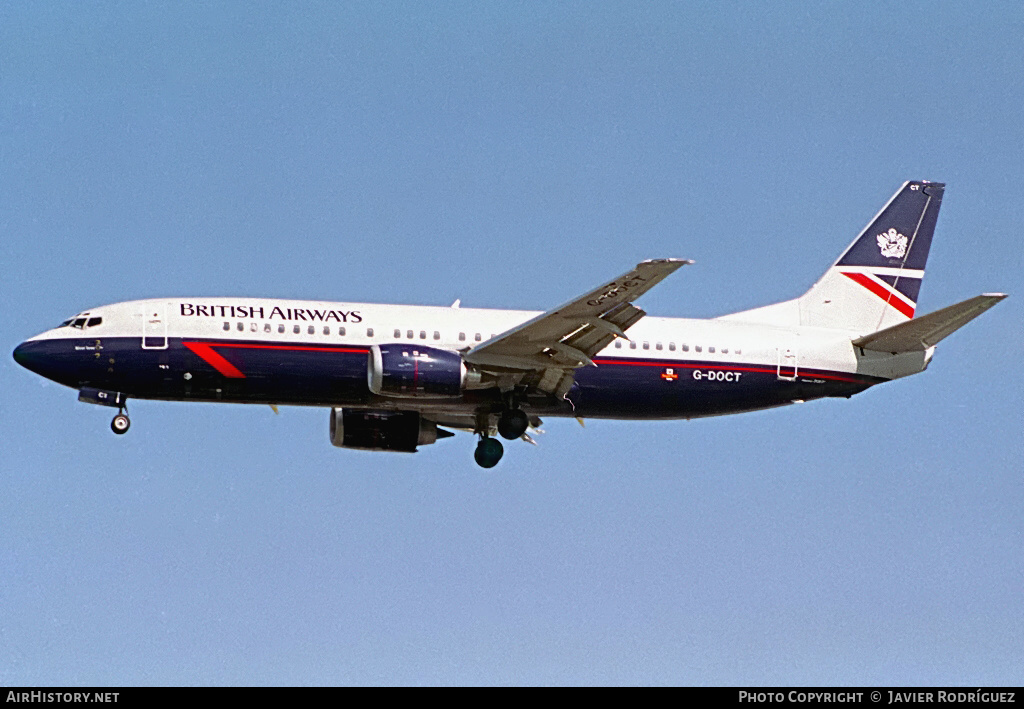 Aircraft Photo of G-DOCT | Boeing 737-436 | British Airways | AirHistory.net #547896