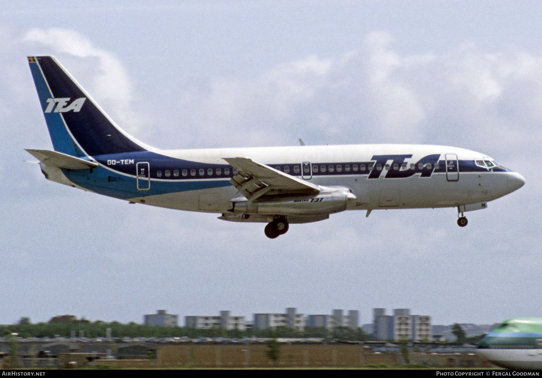 Aircraft Photo of OO-TEM | Boeing 737-2Q8/Adv | TEA - Trans European Airways | AirHistory.net #547972