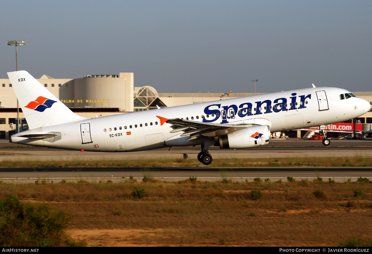 Aircraft Photo of EC-KOX | Airbus A320-232 | Spanair | AirHistory.net #547984