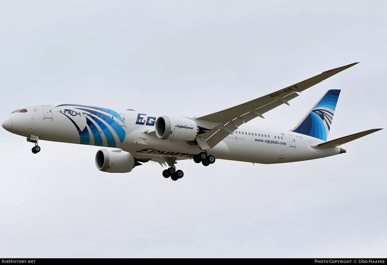Aircraft Photo of SU-GET | Boeing 787-9 Dreamliner | EgyptAir | AirHistory.net #548006