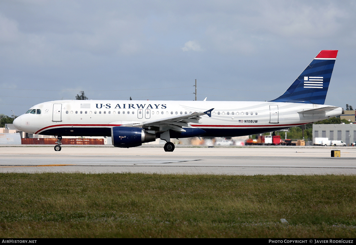 Aircraft Photo of N108UW | Airbus A320-214 | US Airways | AirHistory.net #548024