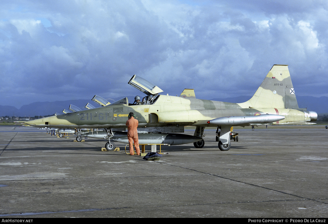 Aircraft Photo of AR9-61 | Northrop SRF-5A Freedom Fighter | Spain - Air Force | AirHistory.net #548061