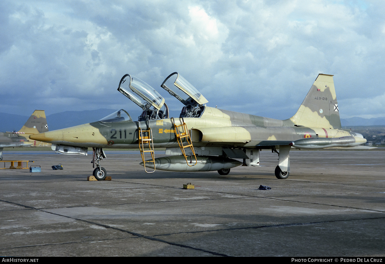 Aircraft Photo of AE9-018 | Northrop SF-5B(M) Freedom Fighter | Spain - Air Force | AirHistory.net #548064