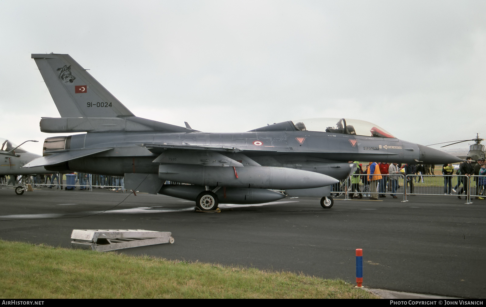 Aircraft Photo of 91-0024 | Lockheed F-16DG Fighting Falcon | Turkey - Air Force | AirHistory.net #548081