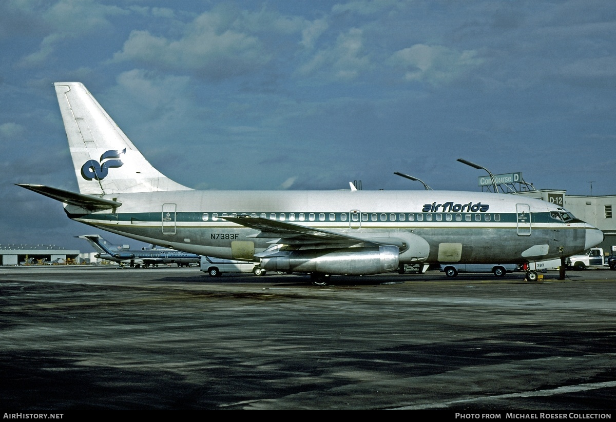 Aircraft Photo of N7383F | Boeing 737-222 | Air Florida | AirHistory.net #548106