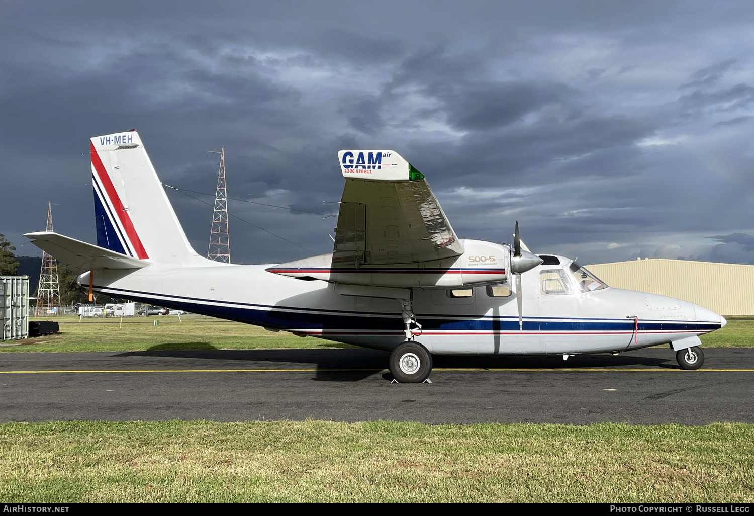 Aircraft Photo of VH-MEH | Rockwell 500S Shrike Commander | GAMair - General Aviation Maintenance | AirHistory.net #548118