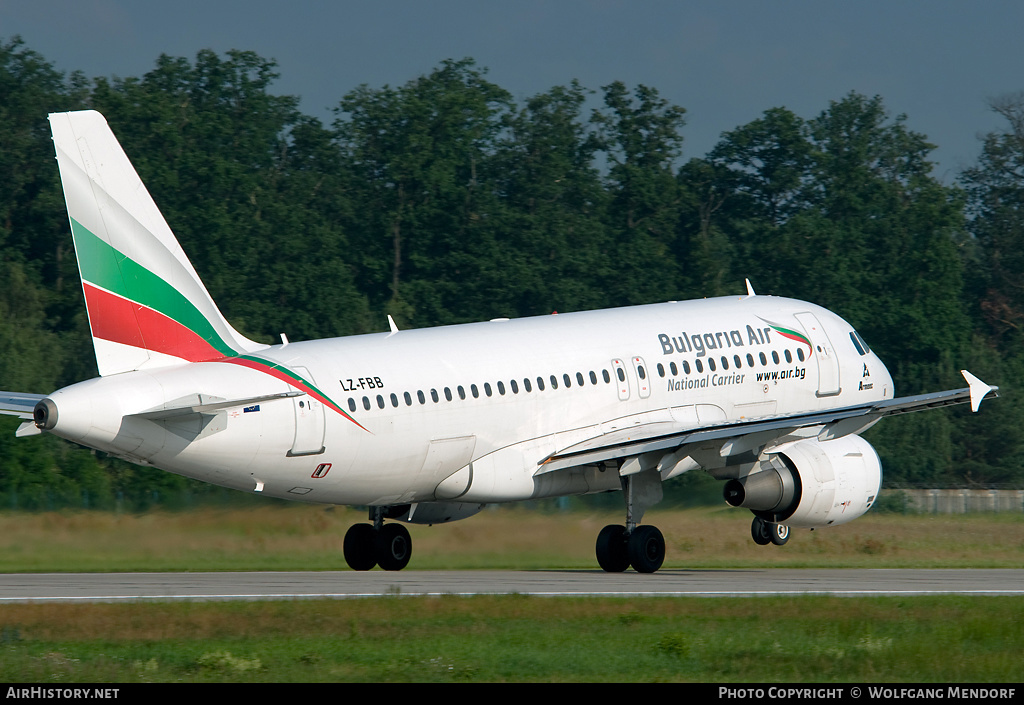 Aircraft Photo of LZ-FBB | Airbus A319-112 | Bulgaria Air | AirHistory.net #548130