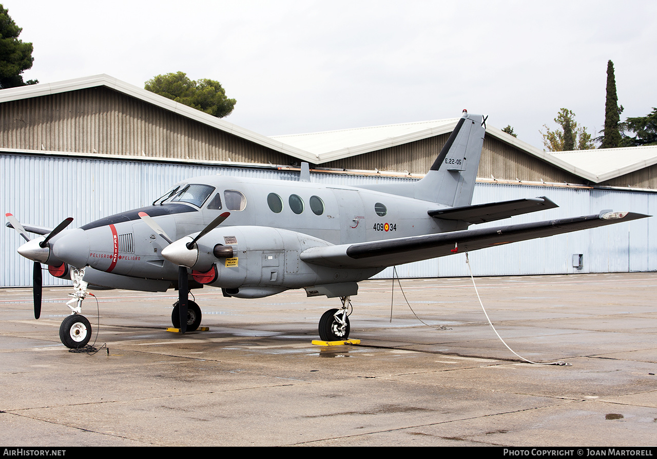 Aircraft Photo of E.22-05 | Beech C90 King Air | Spain - Air Force | AirHistory.net #548144