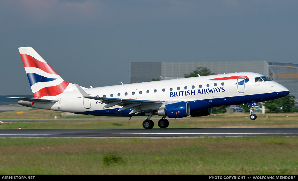Aircraft Photo of G-LCYI | Embraer 170STD (ERJ-170-100STD) | British Airways | AirHistory.net #548153