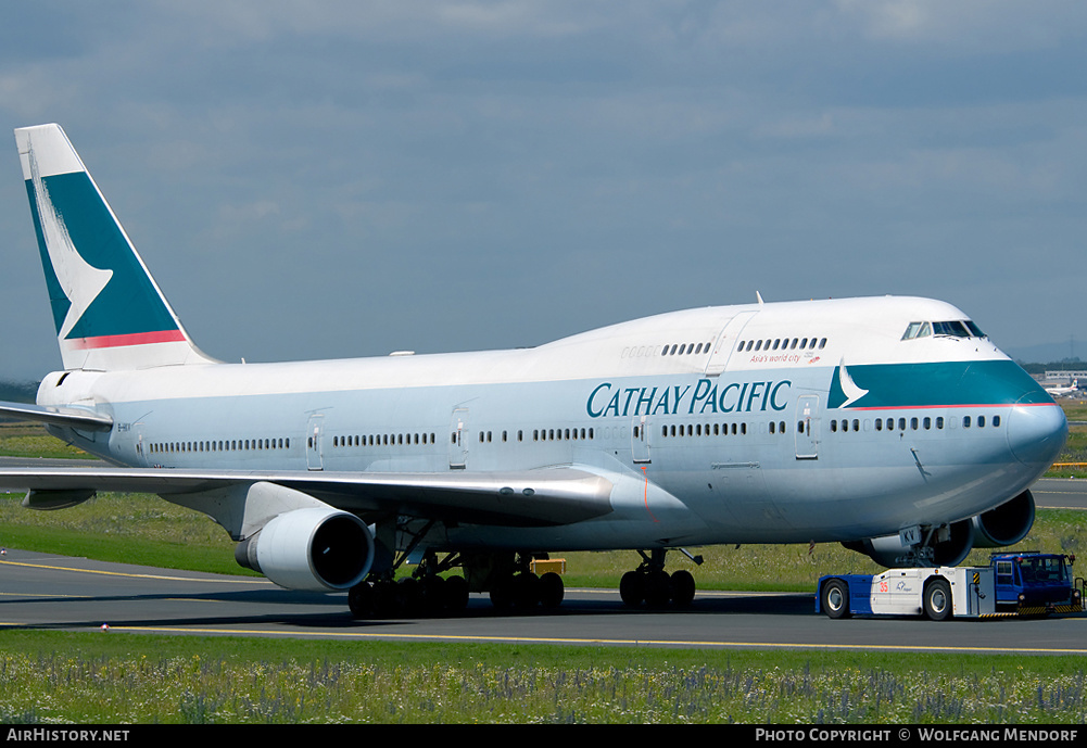 Aircraft Photo of B-HKV | Boeing 747-412 | Cathay Pacific Airways | AirHistory.net #548155