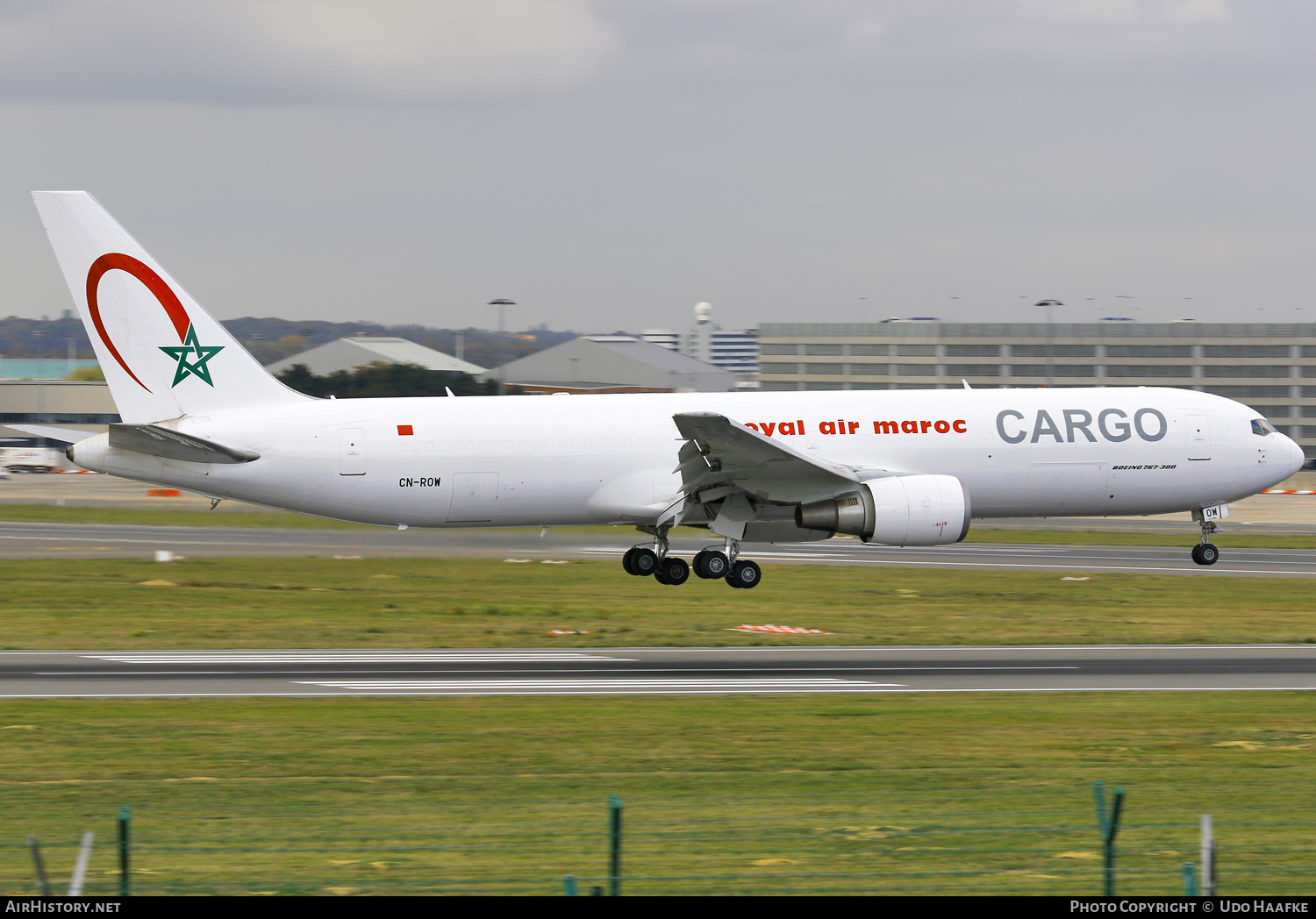 Aircraft Photo of CN-ROW | Boeing 767-343/ER(F) | Royal Air Maroc - RAM Cargo | AirHistory.net #548165