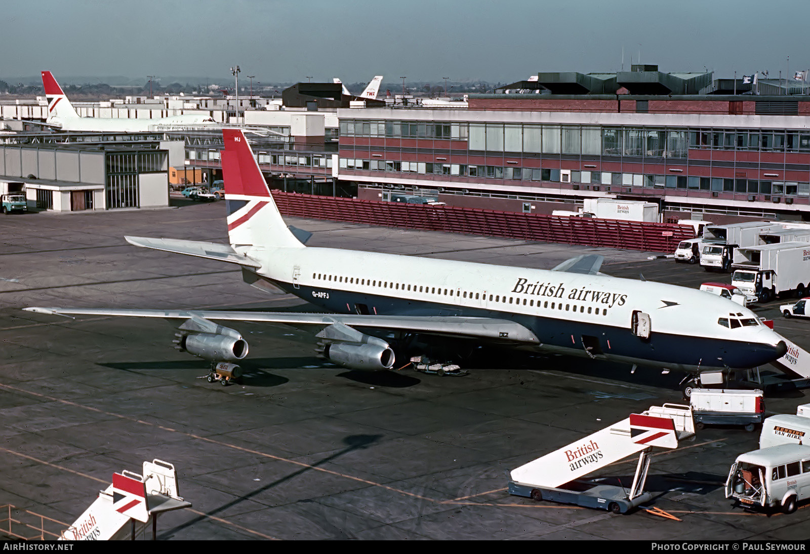Aircraft Photo of G-APFJ | Boeing 707-436 | British Airways | AirHistory.net #548167