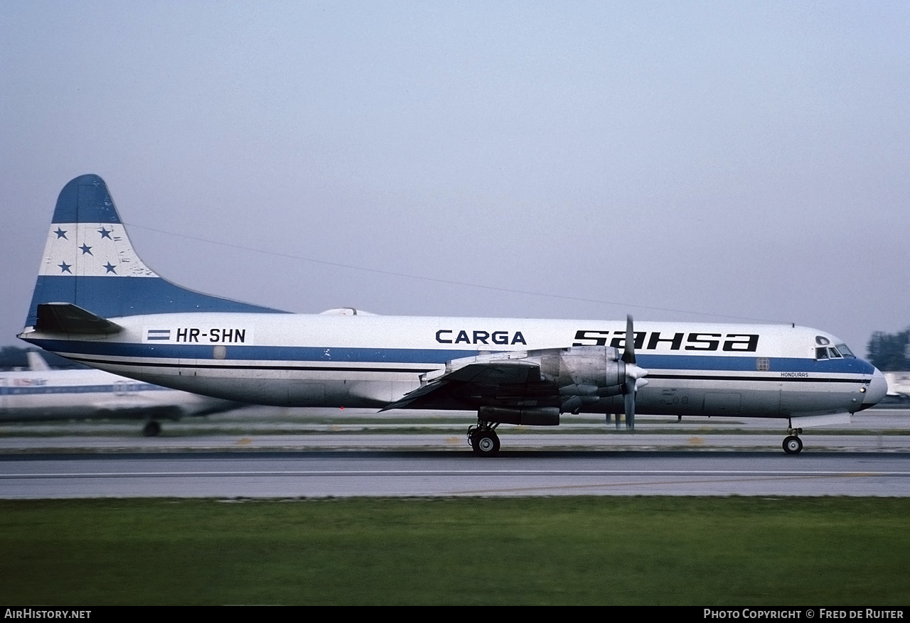 Aircraft Photo of HR-SHN | Lockheed L-188A(F) Electra | SAHSA Carga - Servicio Aereo de Honduras | AirHistory.net #548234