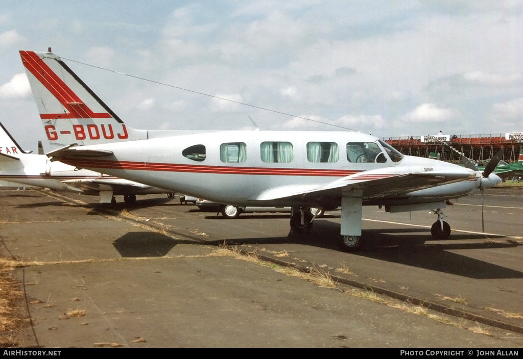 Aircraft Photo of G-BDUJ | Piper PA-31-310 Navajo C | AirHistory.net #548286