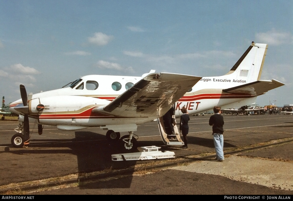Aircraft Photo of G-KJET | Beech B90 King Air | Biggin Executive Aviation | AirHistory.net #548288