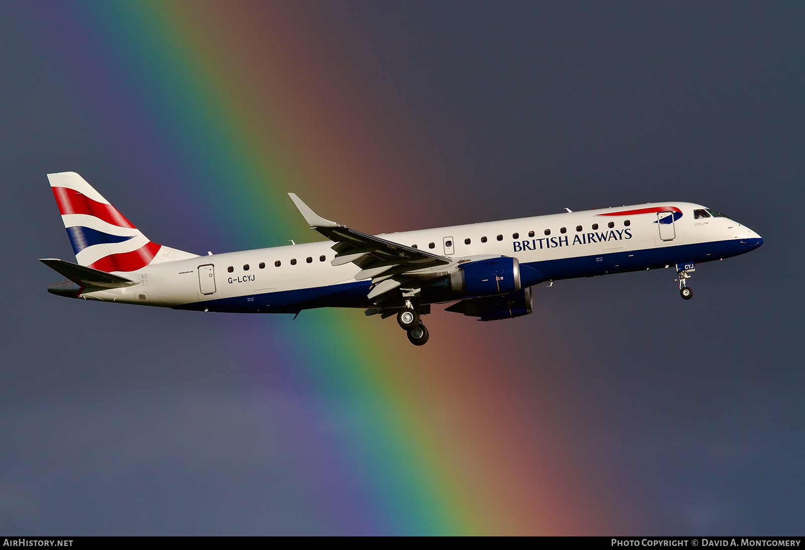 Aircraft Photo of G-LCYJ | Embraer 190SR (ERJ-190-100SR) | British Airways | AirHistory.net #548289