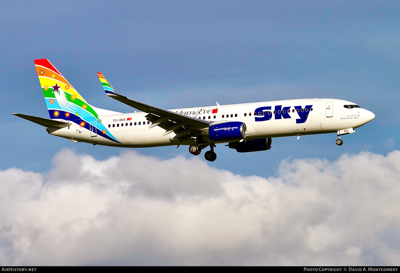 Aircraft Photo of TC-SKS | Boeing 737-83N | Sky Airlines | AirHistory.net #548310