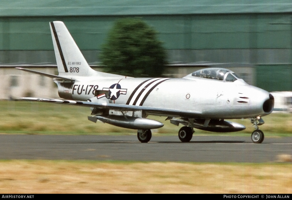 Aircraft Photo of G-SABR / 8178 | North American F-86A Sabre | USA - Air Force | AirHistory.net #548313