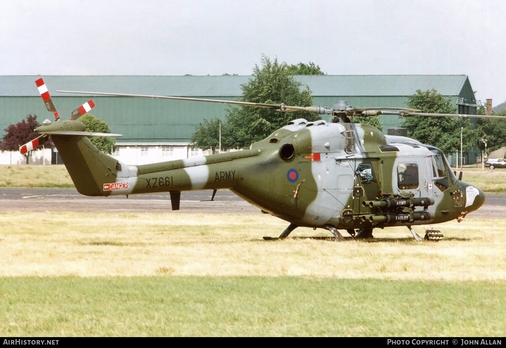Aircraft Photo of XZ661 | Westland WG-13 Lynx AH1 | UK - Army | AirHistory.net #548337