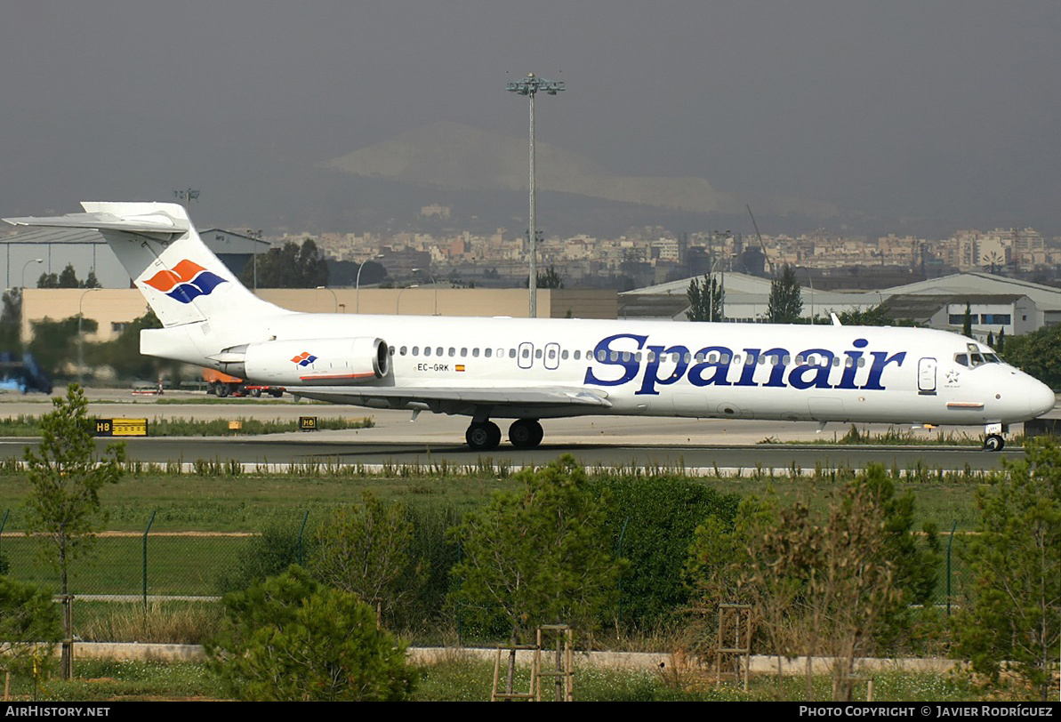 Aircraft Photo of EC-GRK | McDonnell Douglas MD-87 (DC-9-87) | Spanair | AirHistory.net #548357