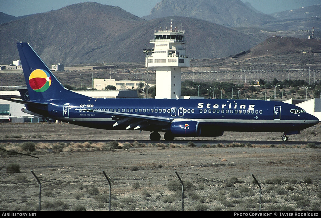 Aircraft Photo of OY-SEB | Boeing 737-8Q8 | Sterling European Airlines | AirHistory.net #548367