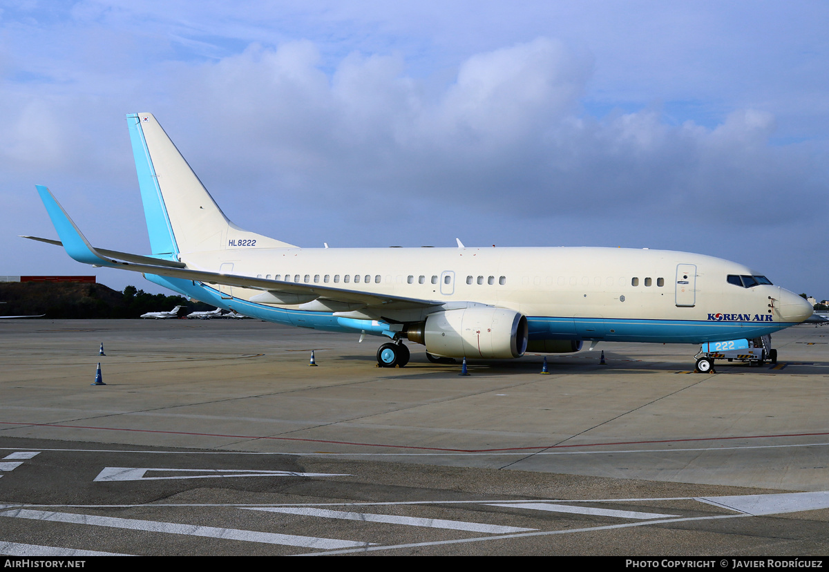 Aircraft Photo of HL8222 | Boeing 737-7B5 BBJ | Korean Air | AirHistory.net #548374