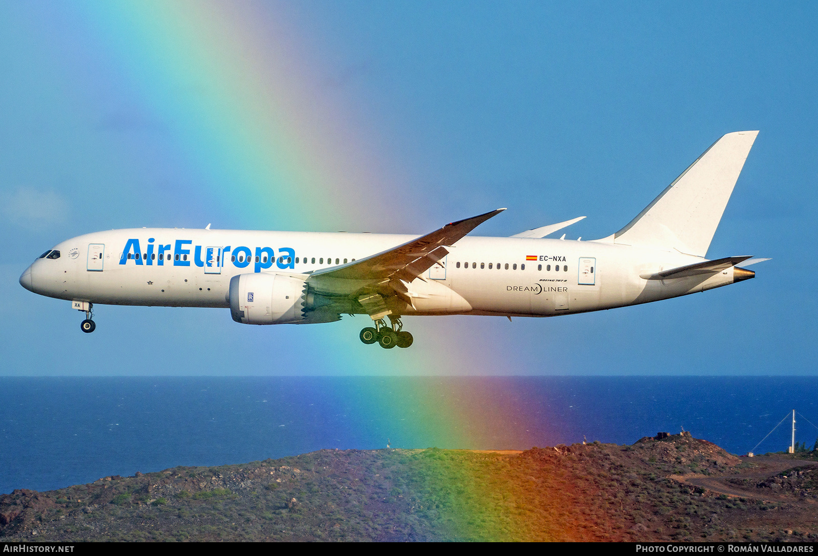 Aircraft Photo of EC-NXA | Boeing 787-8 Dreamliner | Air Europa | AirHistory.net #548384