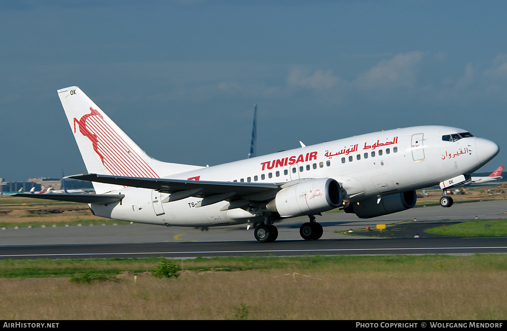 Aircraft Photo of TS-IOK | Boeing 737-6H3 | Tunisair | AirHistory.net #548386