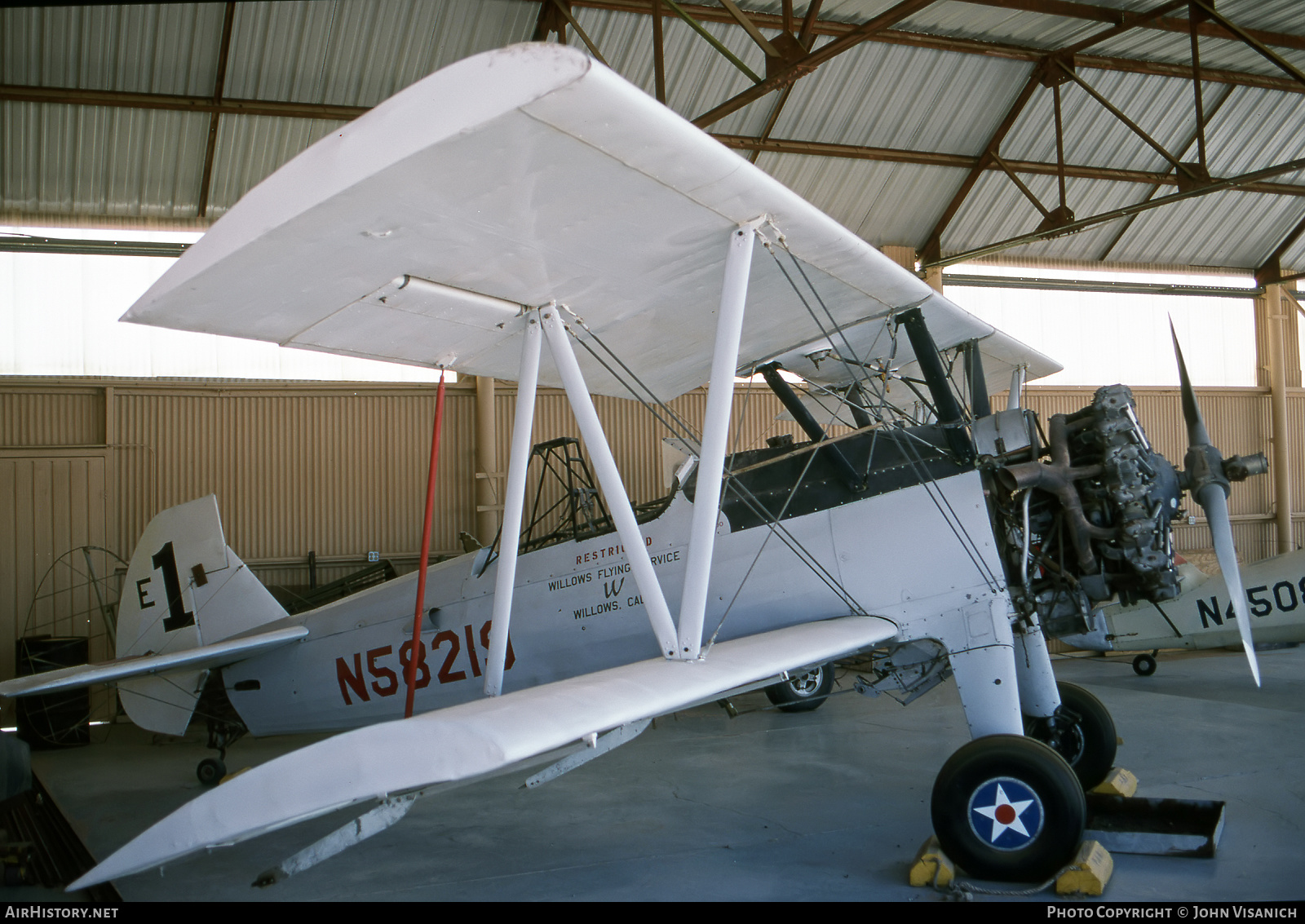 Aircraft Photo of N58219 | Boeing A75N1 Kaydet | Willows Flying Service | AirHistory.net #548390