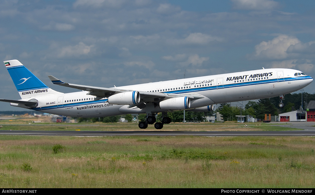 Aircraft Photo of 9K-ANC | Airbus A340-313 | Kuwait Airways | AirHistory.net #548393