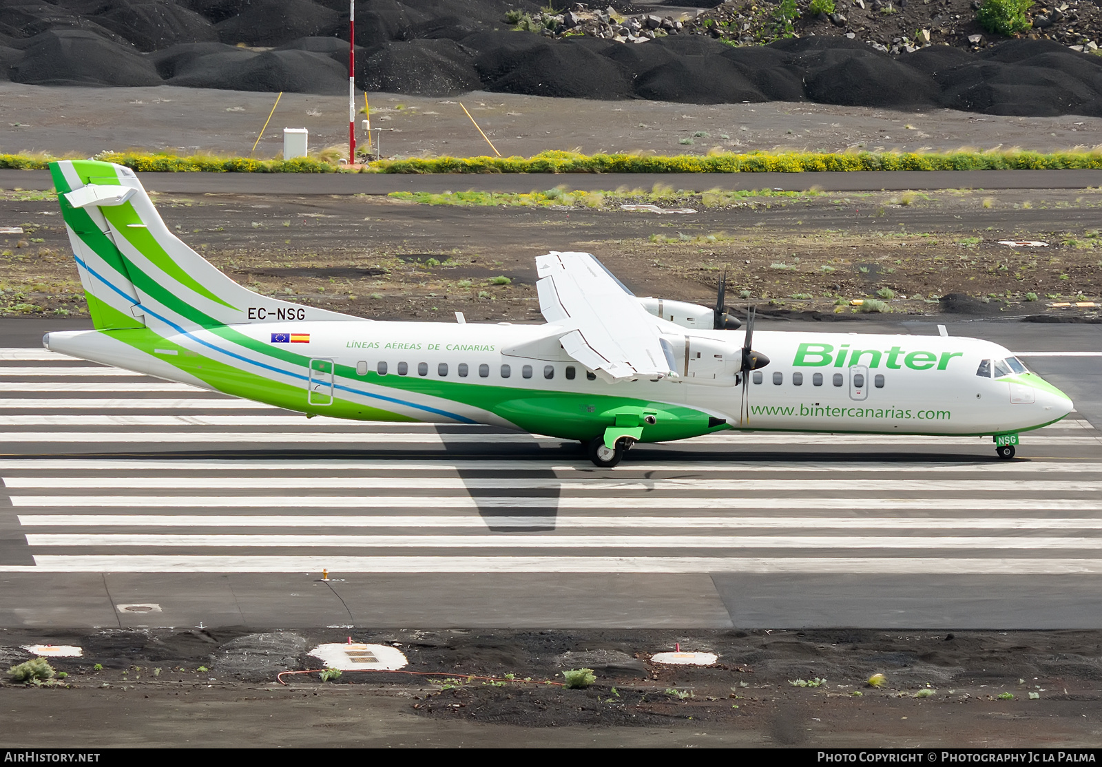 Aircraft Photo of EC-NSG | ATR ATR-72-600 (ATR-72-212A) | Binter Canarias | AirHistory.net #548414