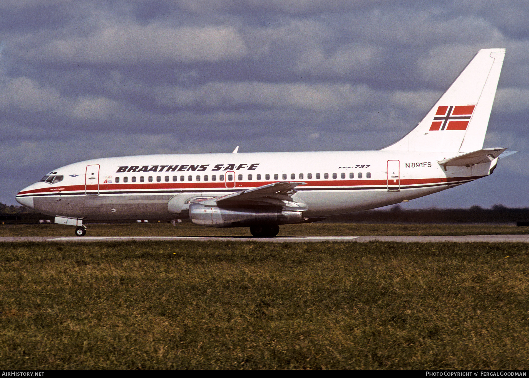 Aircraft Photo of N891FS | Boeing 737-205/Adv | Braathens SAFE | AirHistory.net #548418