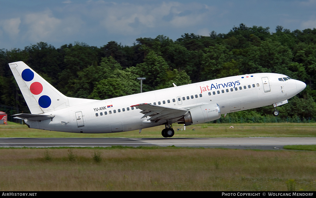 Aircraft Photo of YU-ANK | Boeing 737-3H9 | Jat Airways | AirHistory.net #548419