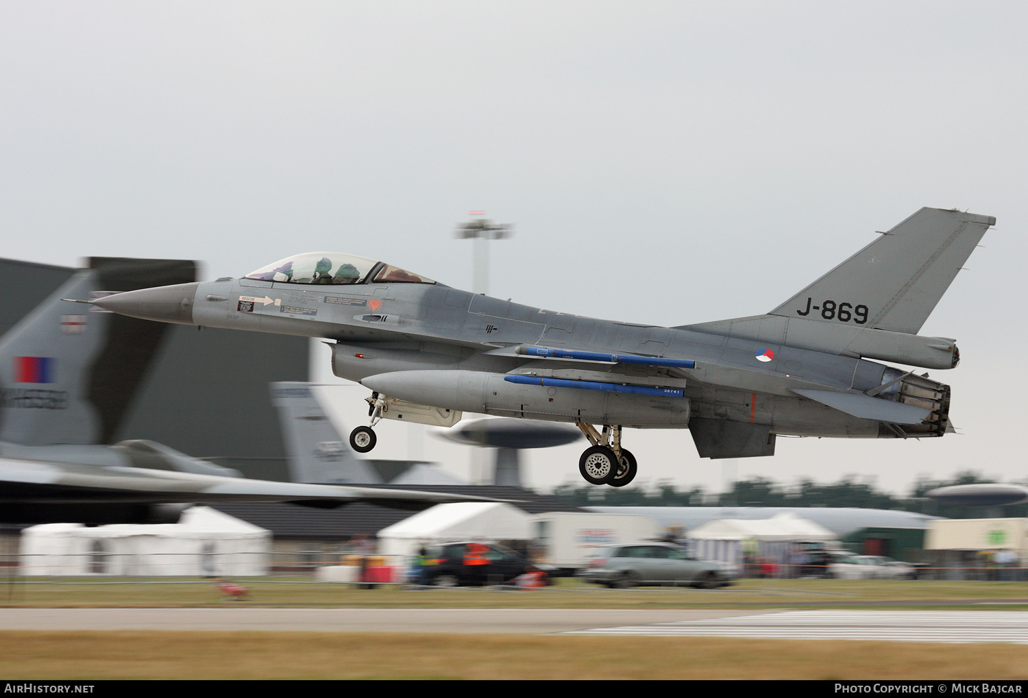 Aircraft Photo of J-869 | General Dynamics F-16AM Fighting Falcon | Netherlands - Air Force | AirHistory.net #548435