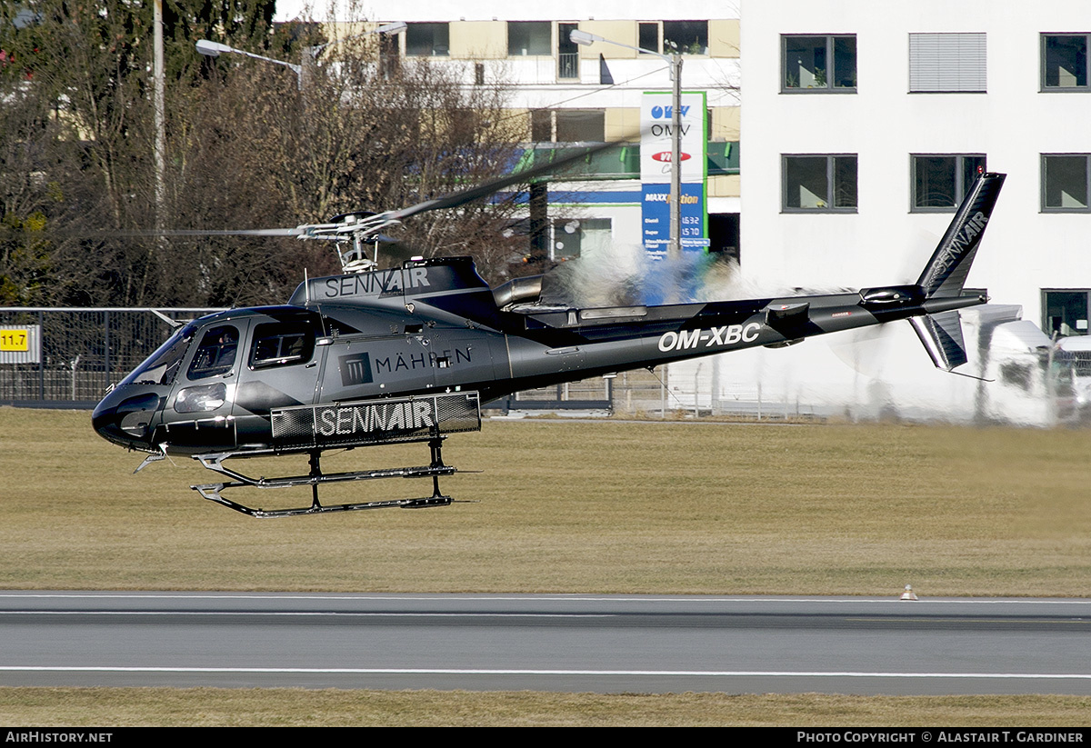 Aircraft Photo of OM-XBC | Eurocopter AS-350B-3 Ecureuil | Sennair | AirHistory.net #548442