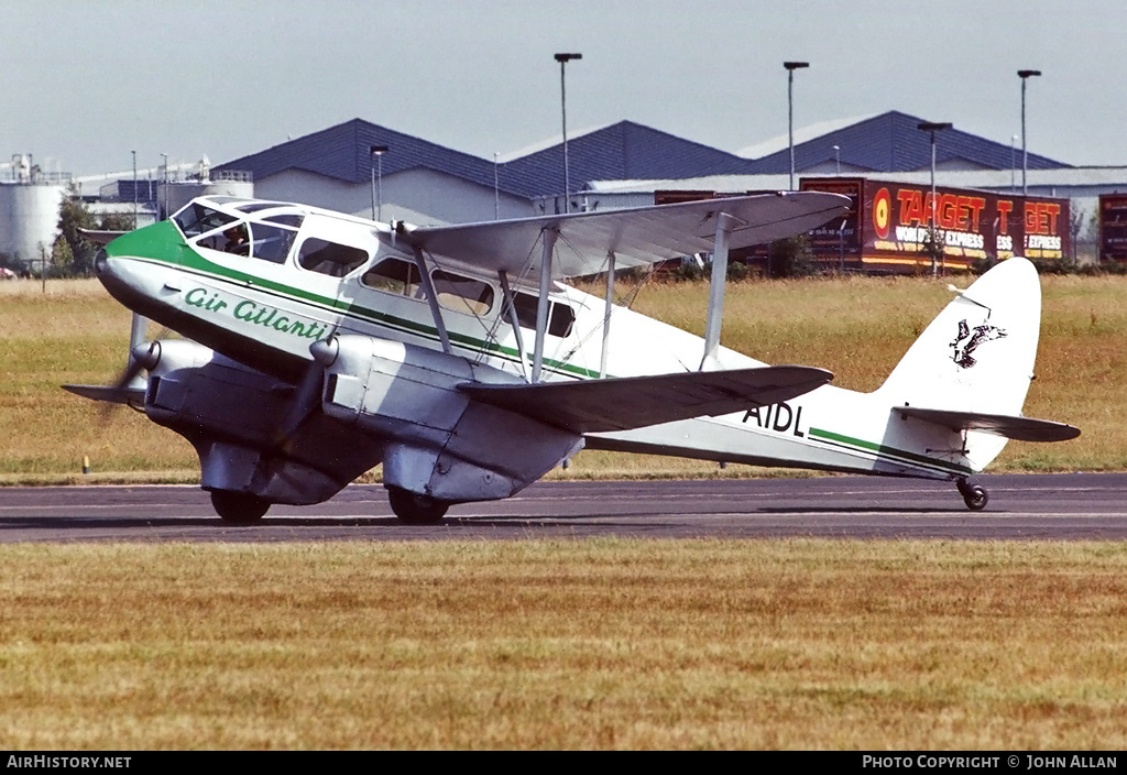 Aircraft Photo of G-AIDL | De Havilland D.H. 89A Dragon Rapide | Air Atlantique | AirHistory.net #548479