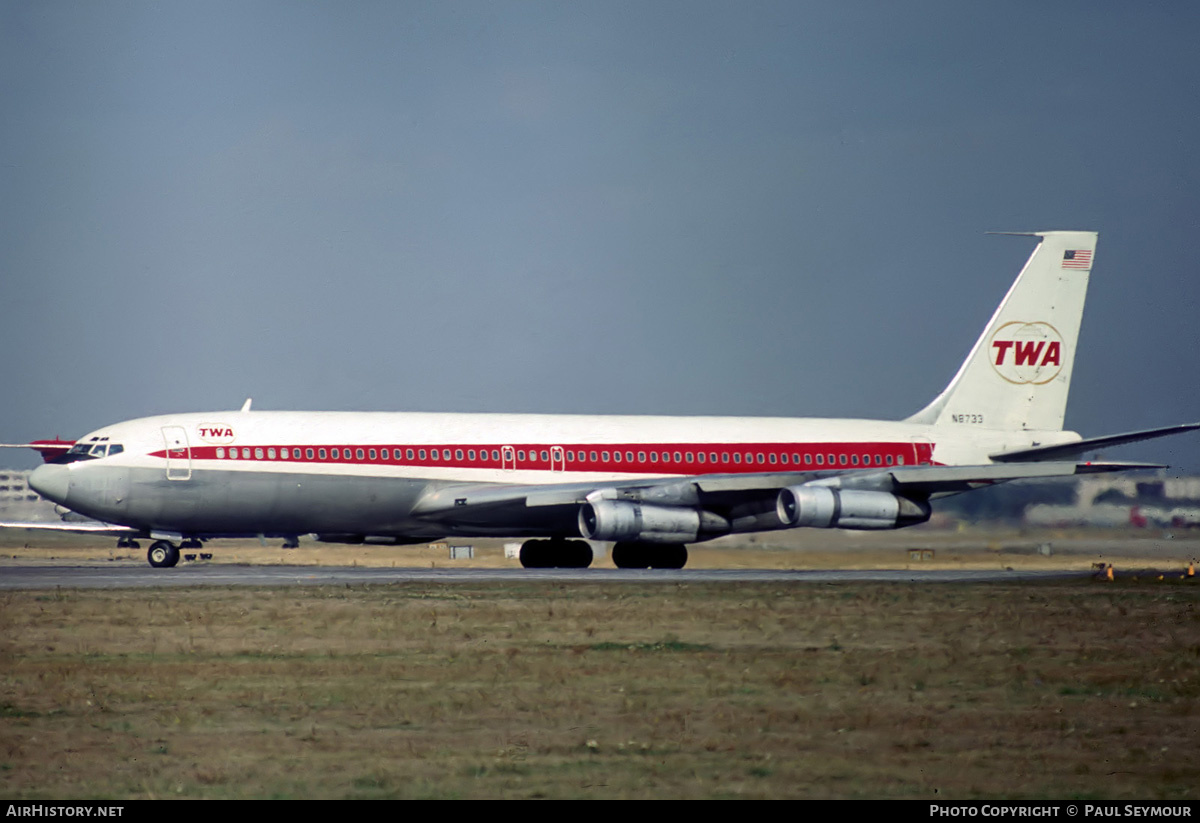 Aircraft Photo of N8733 | Boeing 707-331B | Trans World Airlines - TWA | AirHistory.net #548488