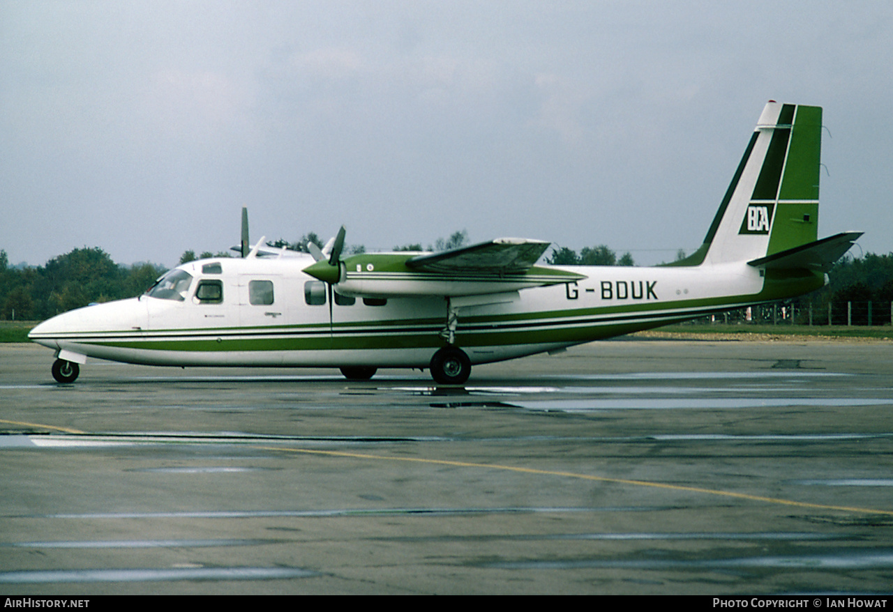 Aircraft Photo of G-BDUK | Rockwell 685 Commander | British Car Auctions | AirHistory.net #548513