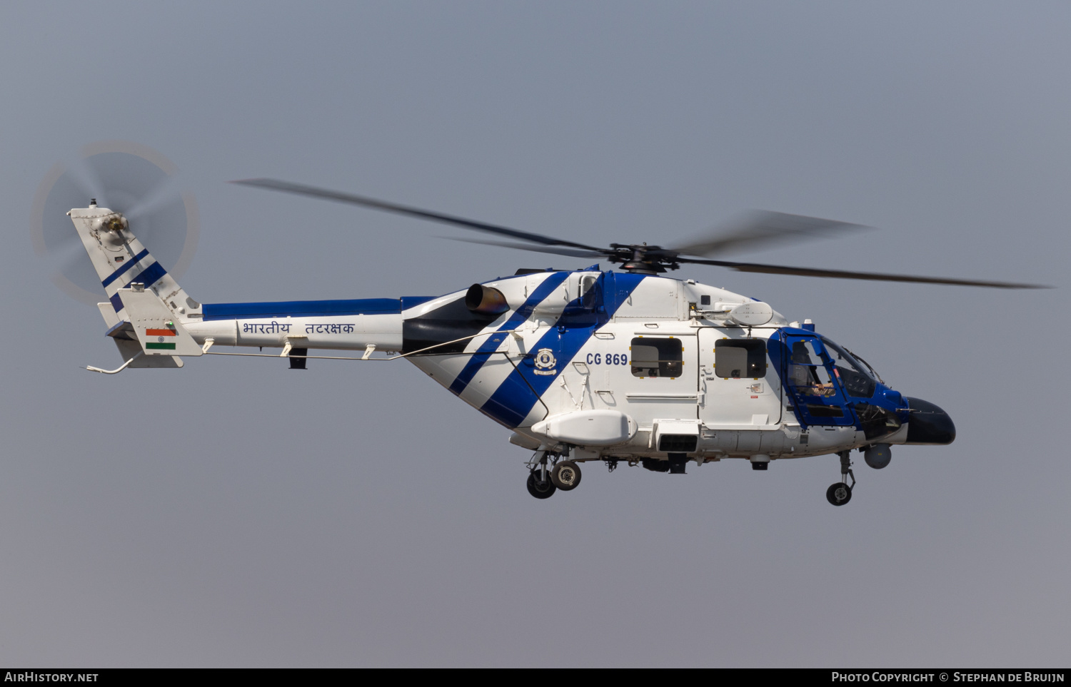 Aircraft Photo of CG869 | Hindustan ALH Dhruv Mk.III | India - Coast Guard | AirHistory.net #548520