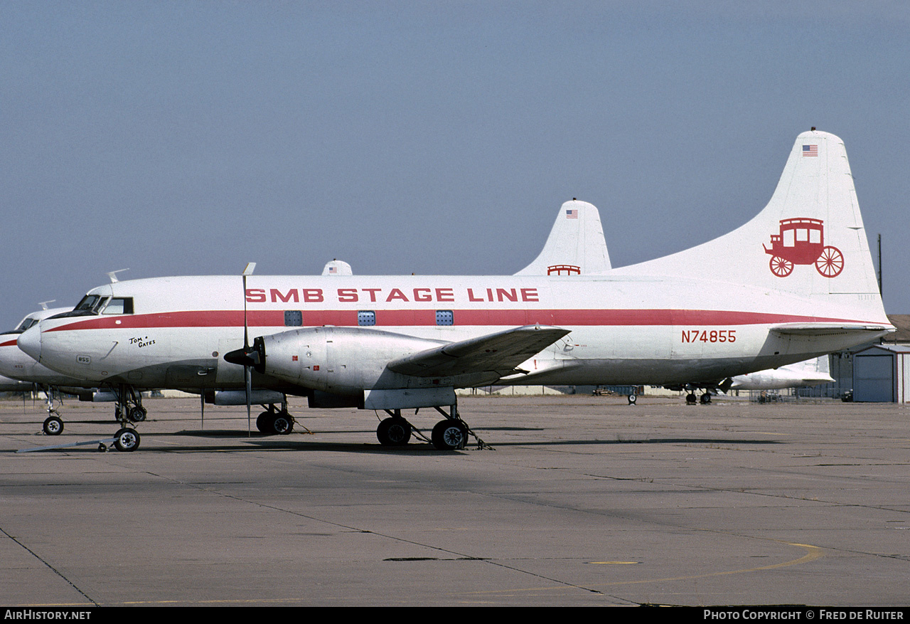 Aircraft Photo of N74855 | Convair 600 | SMB Stage Line | AirHistory.net #548558