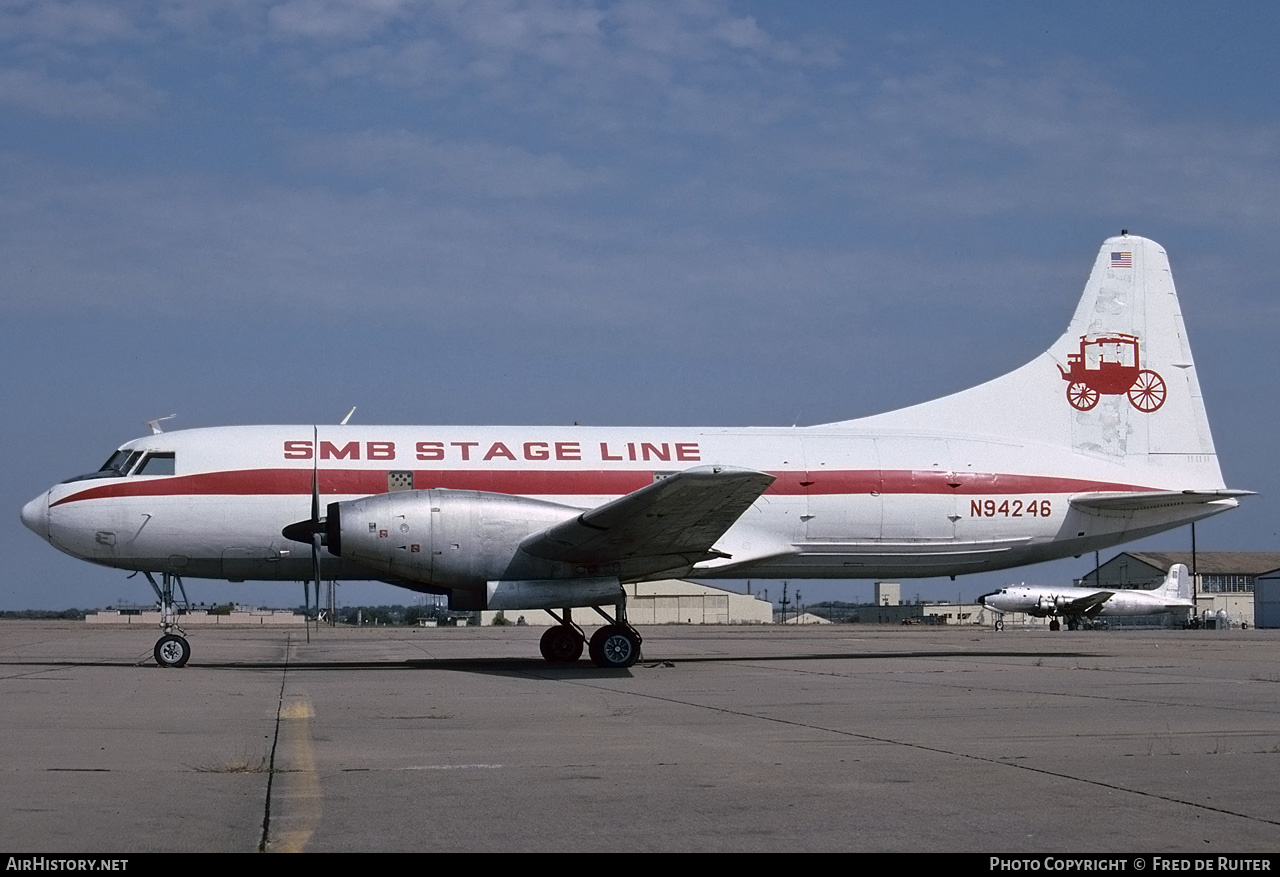 Aircraft Photo of N94246 | Convair 600 | SMB Stage Line | AirHistory.net #548573