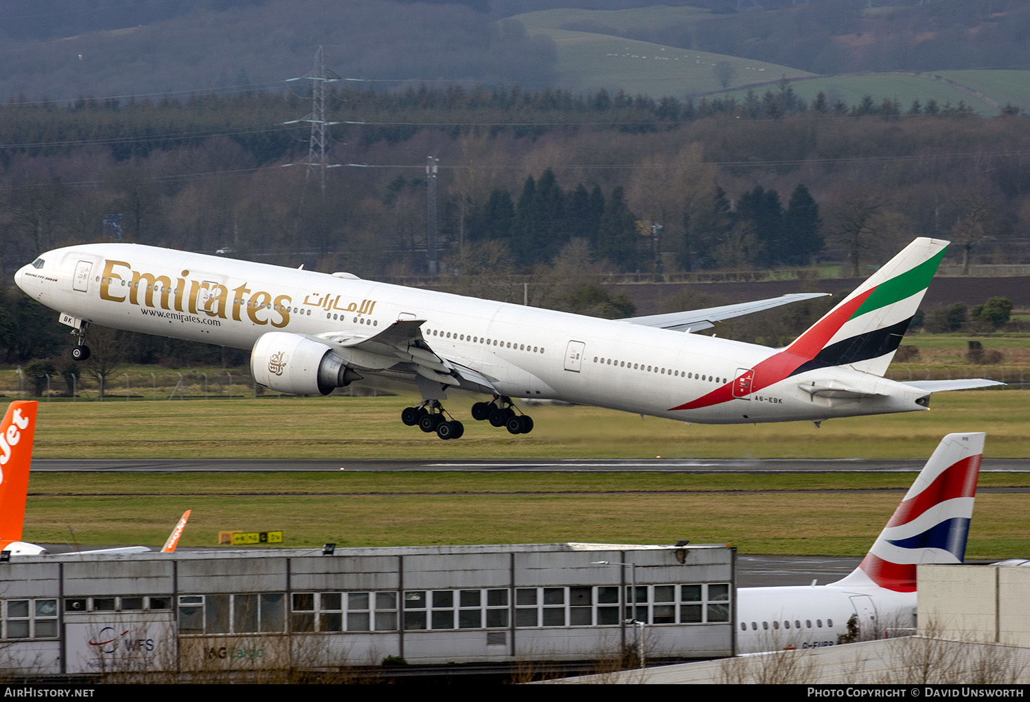 Aircraft Photo of A6-EBK | Boeing 777-31H/ER | Emirates | AirHistory.net #548598