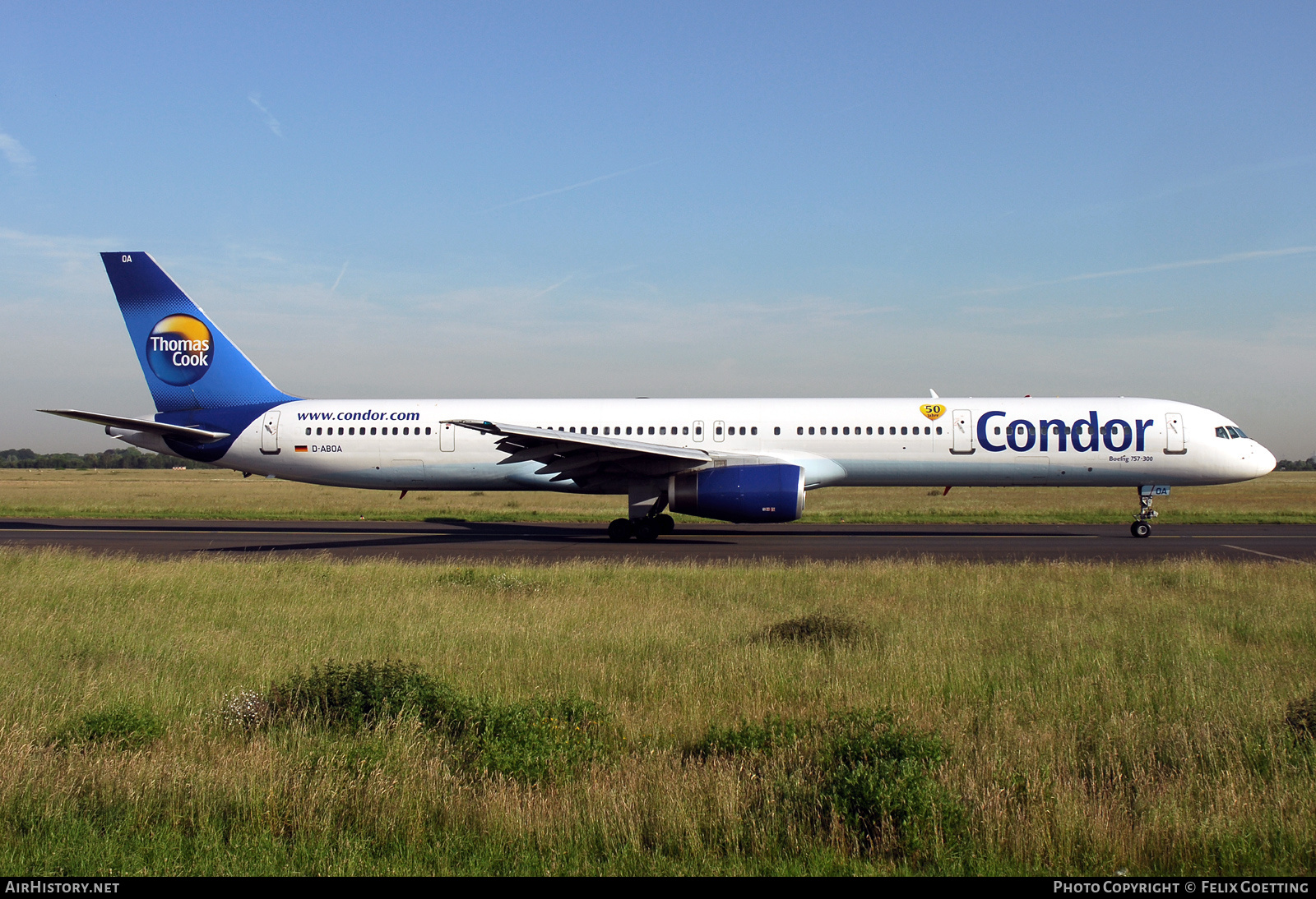 Aircraft Photo of D-ABOA | Boeing 757-330 | Condor Flugdienst | AirHistory.net #548605