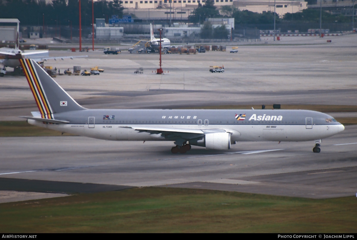 Aircraft Photo of HL7249 | Boeing 767-3Q8/ER | Asiana Airlines | AirHistory.net #548611